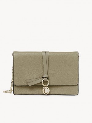 Chloe Alphabet Clutch Crossbody Veske Grønn | CHE-SR13481