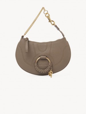 Chloe Hana Clutch Mini Vesker Grå | CHE-SR14769