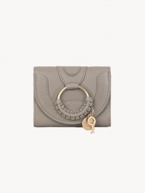 Chloe Hana Trifold Liten Lommebok Grå | CHE-SR14901