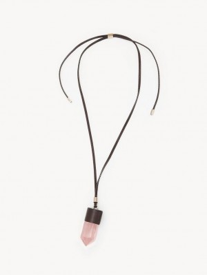 Chloe Jemma Halskjeder Brune Rosa | CHE-SR14405