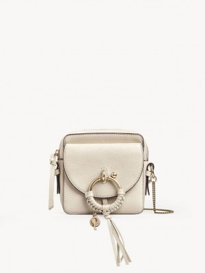 Chloe Joan Camera Skulderveske Beige | CHE-SR14676