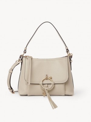 Chloe Joan Small Skulderveske Beige | CHE-SR14681