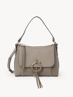 Chloe Joan Small Skulderveske Grå | CHE-SR14678