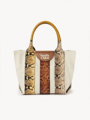 Chloe Laetizia Small Tote Veske Brune | CHE-SR14700