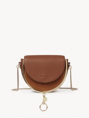 Chloe Mara Evening Mini Vesker Brune | CHE-SR14724