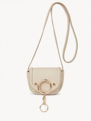 Chloe Mara Micro Skulderveske Beige | CHE-SR14607