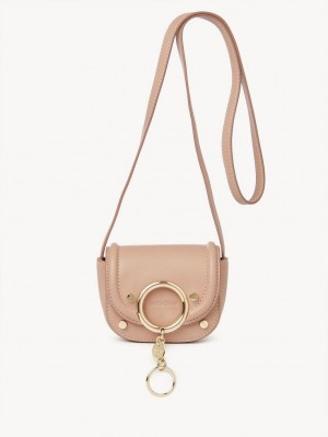 Chloe Mara Micro Skulderveske Kaffe Rosa | CHE-SR14606