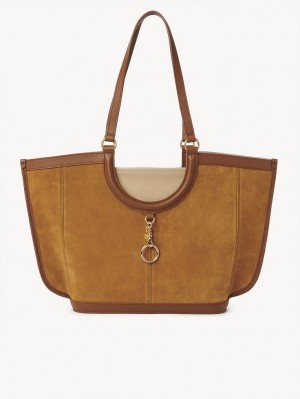 Chloe Mara Tote Veske Brune | CHE-SR14704