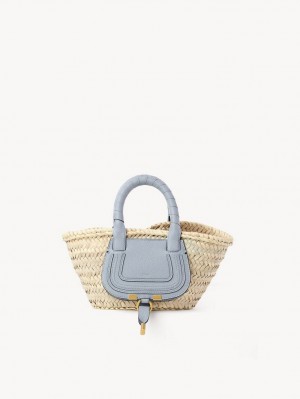 Chloe Marcie Basket Mini Vesker Blå | CHE-SR13661