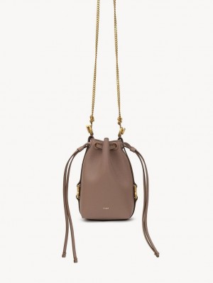 Chloe Marcie Bucket Mini Vesker Brune | CHE-SR13716