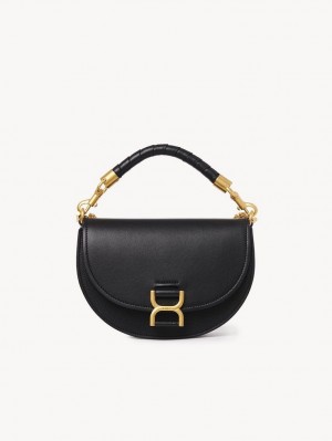 Chloe Marcie Chain Flap Crossbody Veske Svarte | CHE-SR13591