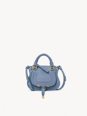 Chloe Marcie Double Carry Mini Vesker Dyp Blå | CHE-SR13724