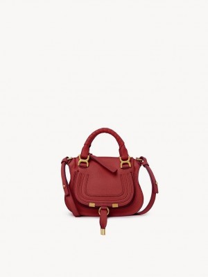 Chloe Marcie Double Carry Mini Vesker Rosa | CHE-SR13712