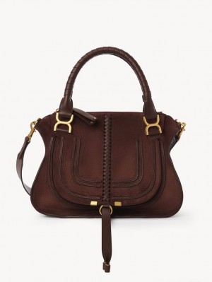 Chloe Marcie Double Carry Skulderveske Rød | CHE-SR13437