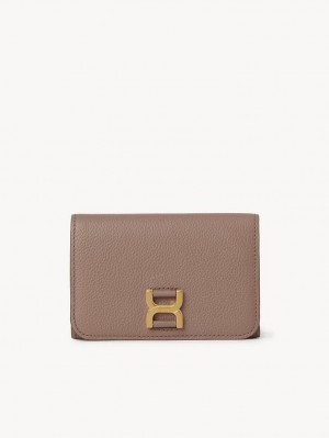 Chloe Marcie Medium Liten Lommebok Brune | CHE-SR14281