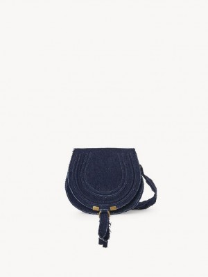 Chloe Marcie Small Crossbody Veske Blå | CHE-SR13580