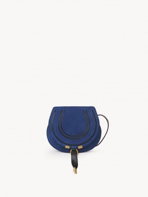 Chloe Marcie Small Crossbody Veske Dyp Blå | CHE-SR13542