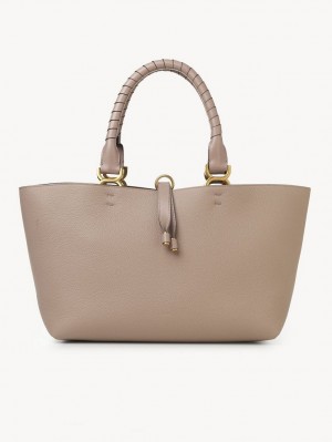 Chloe Marcie Small Tote Veske Beige | CHE-SR13388