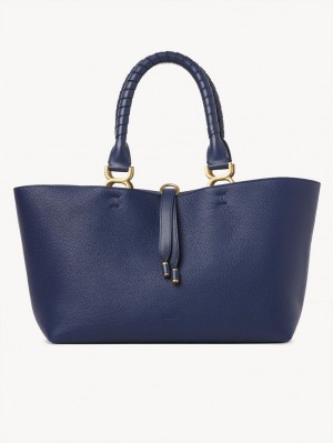 Chloe Marcie Small Tote Veske Blå | CHE-SR13334