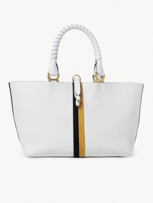 Chloe Marcie Small Tote Veske Multicolor Hvite | CHE-SR13303