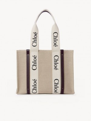 Chloe Medium Woody Tote Veske Dyp | CHE-SR13362