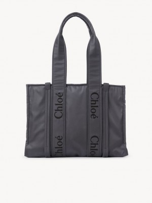 Chloe Medium Woody Tote Veske Grå | CHE-SR13350