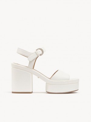 Chloe Odina High-heel Sandaler Hvite | CHE-SR14184