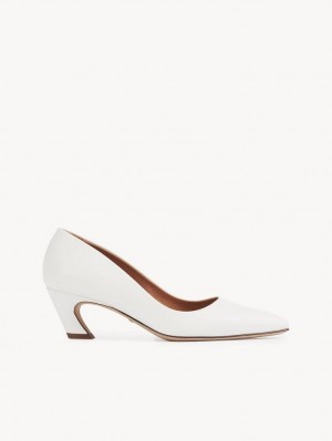 Chloe Oli Heel Pumps Hvite | CHE-SR14256