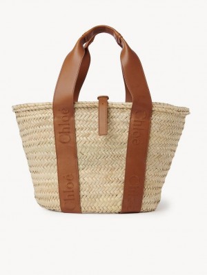 Chloe Sense Medium Baskets Brune | CHE-SR13648