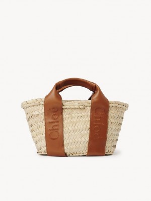 Chloe Sense Small Basket Skulderveske Brune | CHE-SR13403