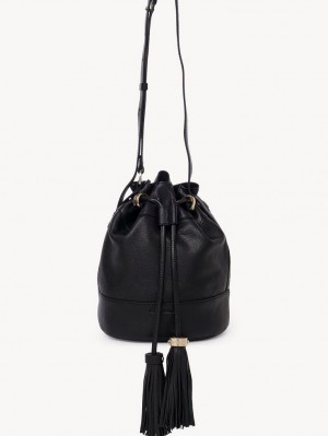 Chloe Vicki Bucket Skulderveske Svarte | CHE-SR14637