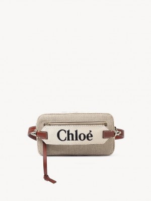 Chloe Woody Belt Crossbody Veske Brune | CHE-SR13607