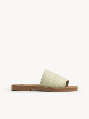 Chloe Woody Flate Mule Grønn | CHE-SR14181