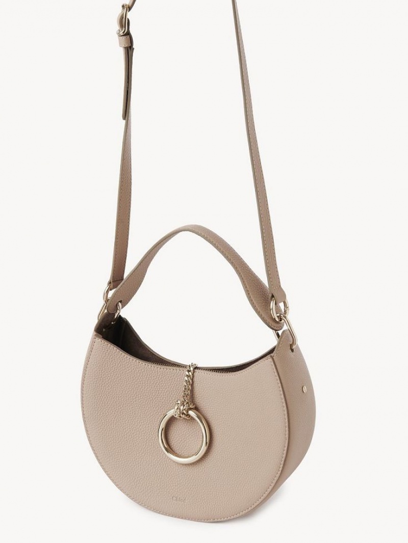 Chloe Arlène Small Hobo Crossbody Veske Beige | CHE-SR13575