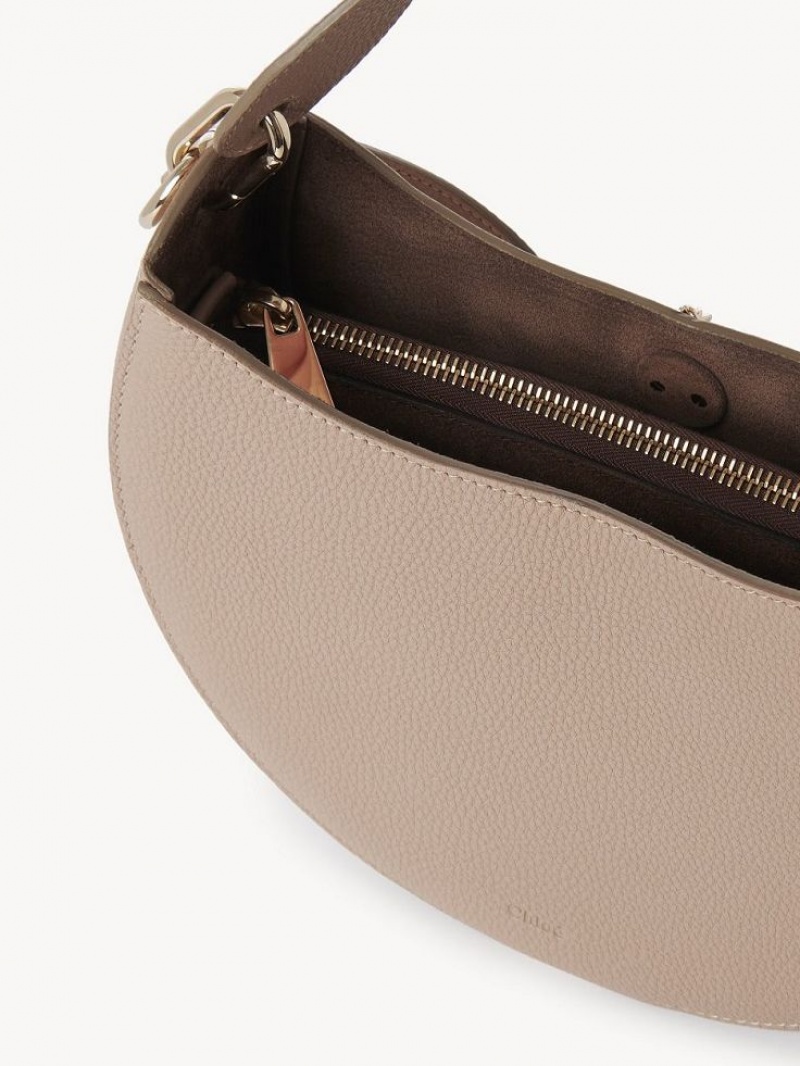 Chloe Arlène Small Hobo Crossbody Veske Beige | CHE-SR13575