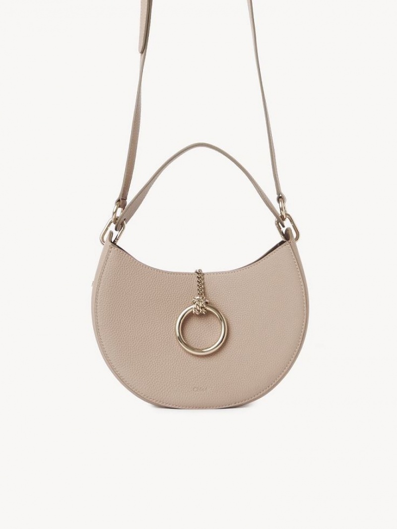 Chloe Arlène Small Hobo Crossbody Veske Beige | CHE-SR13575