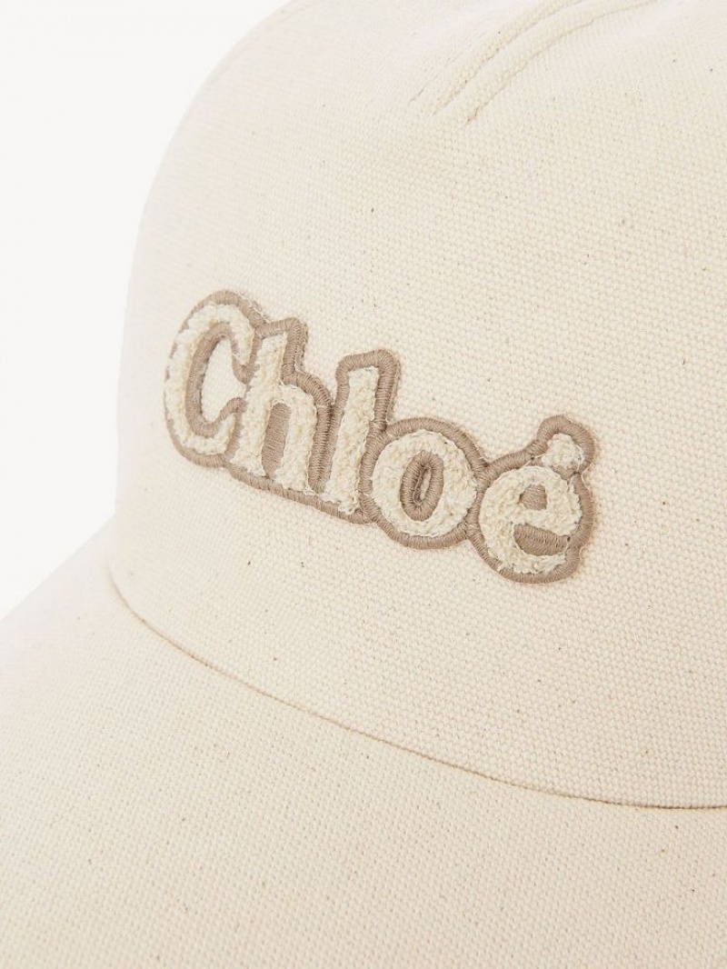 Chloe Baseball Caps Beige | CHE-SR14493