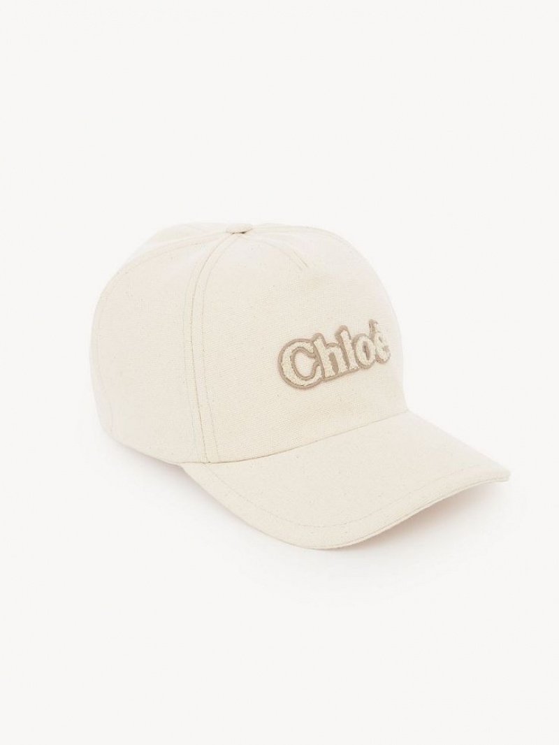 Chloe Baseball Caps Beige | CHE-SR14493