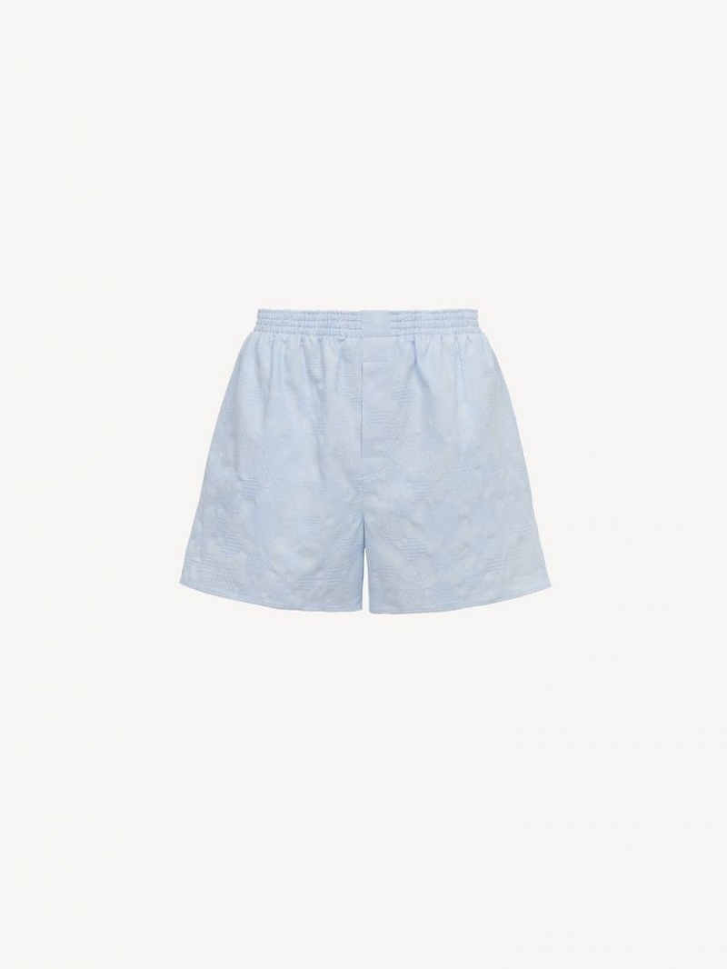 Chloe Bokser Shorts Blå | CHE-SR14006