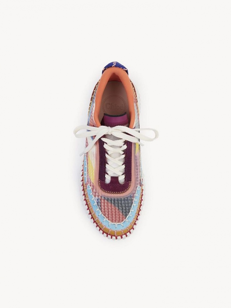 Chloe Caroline Denervaud For Nama Joggesko Multicolor Rød | CHE-SR14194