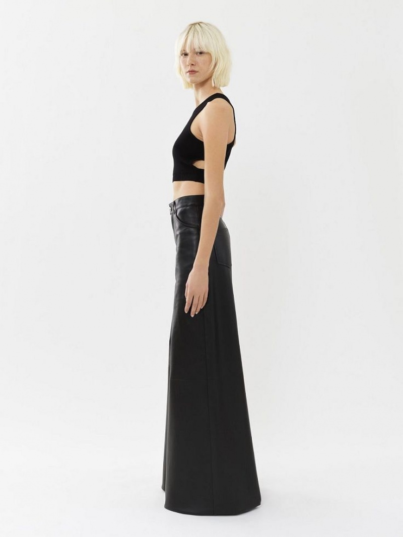 Chloe Cropped Topper Svarte | CHE-SR13882