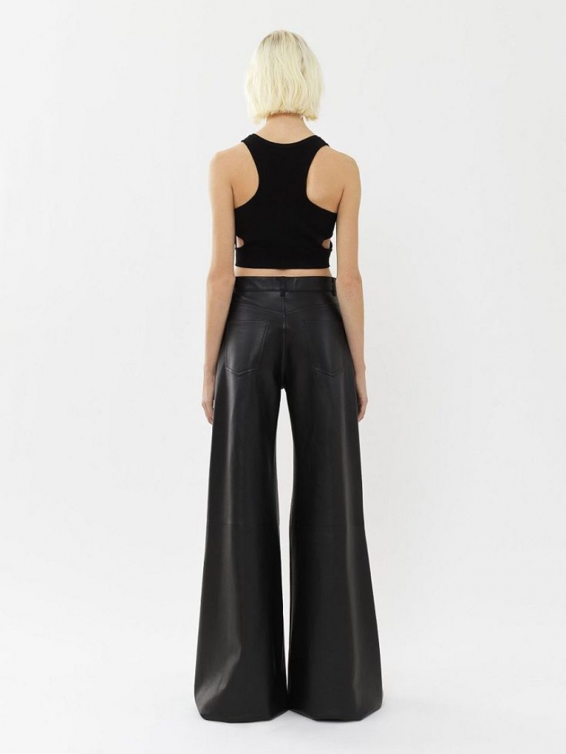 Chloe Cropped Topper Svarte | CHE-SR13882