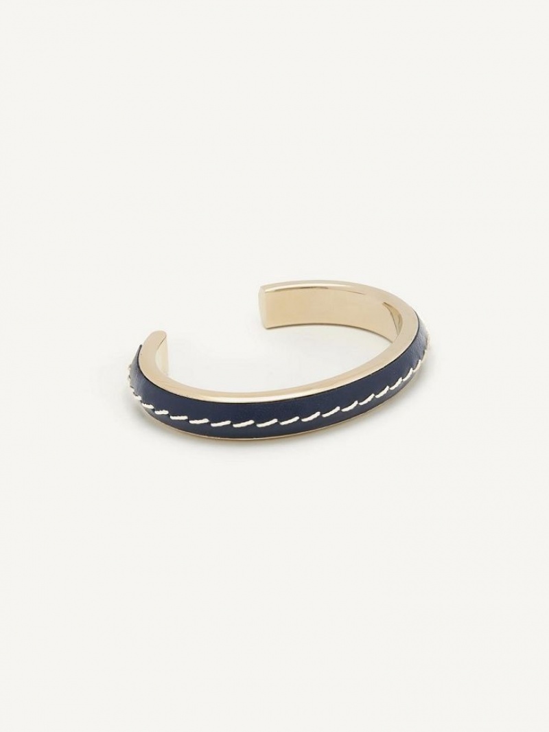 Chloe Edith Cuff Armbånder Marineblå | CHE-SR14395