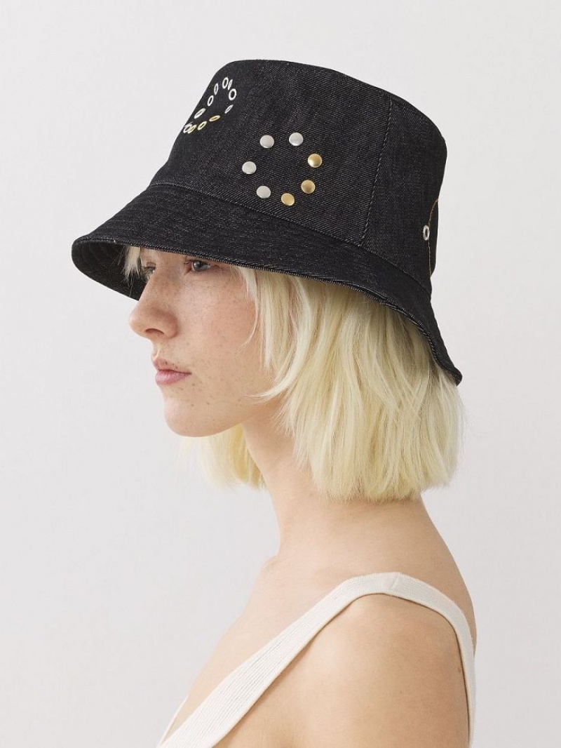 Chloe Eyelet Hatt Svarte | CHE-SR14499