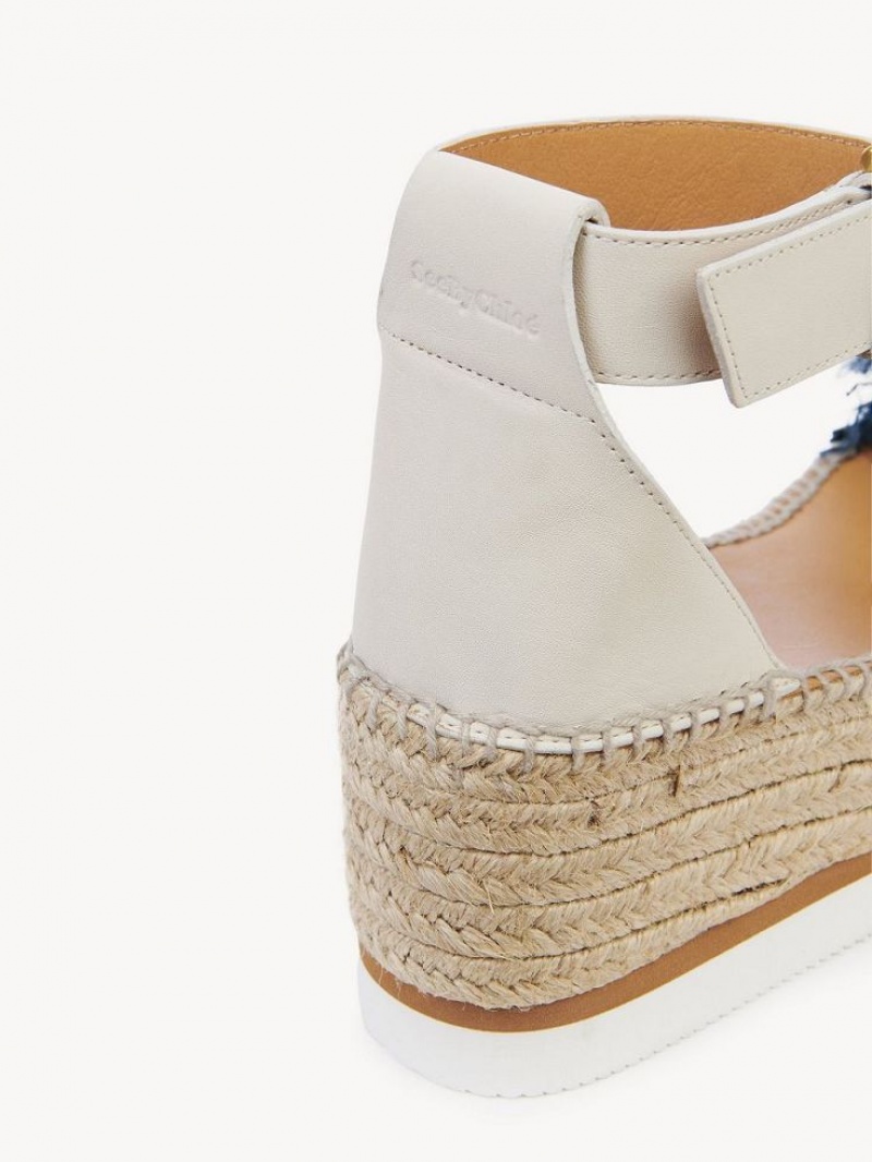 Chloe Glyn Platform Sandaler Dyp Blå | CHE-SR14825