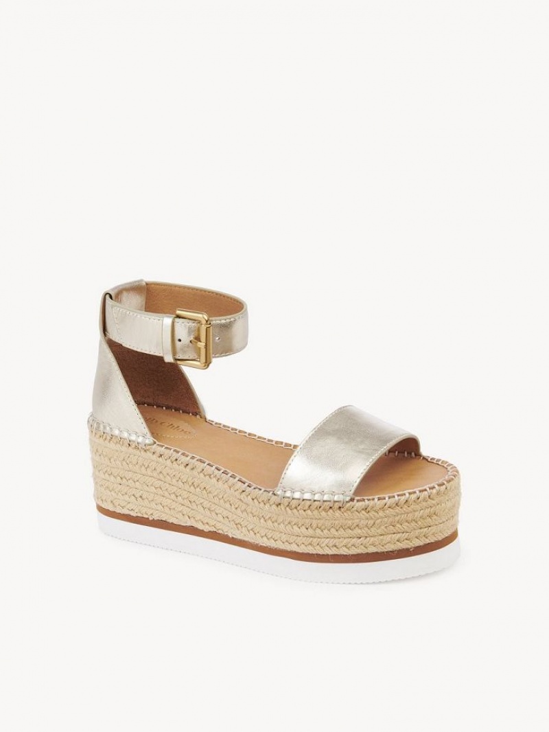 Chloe Glyn Platform Sandaler Sølv | CHE-SR14835