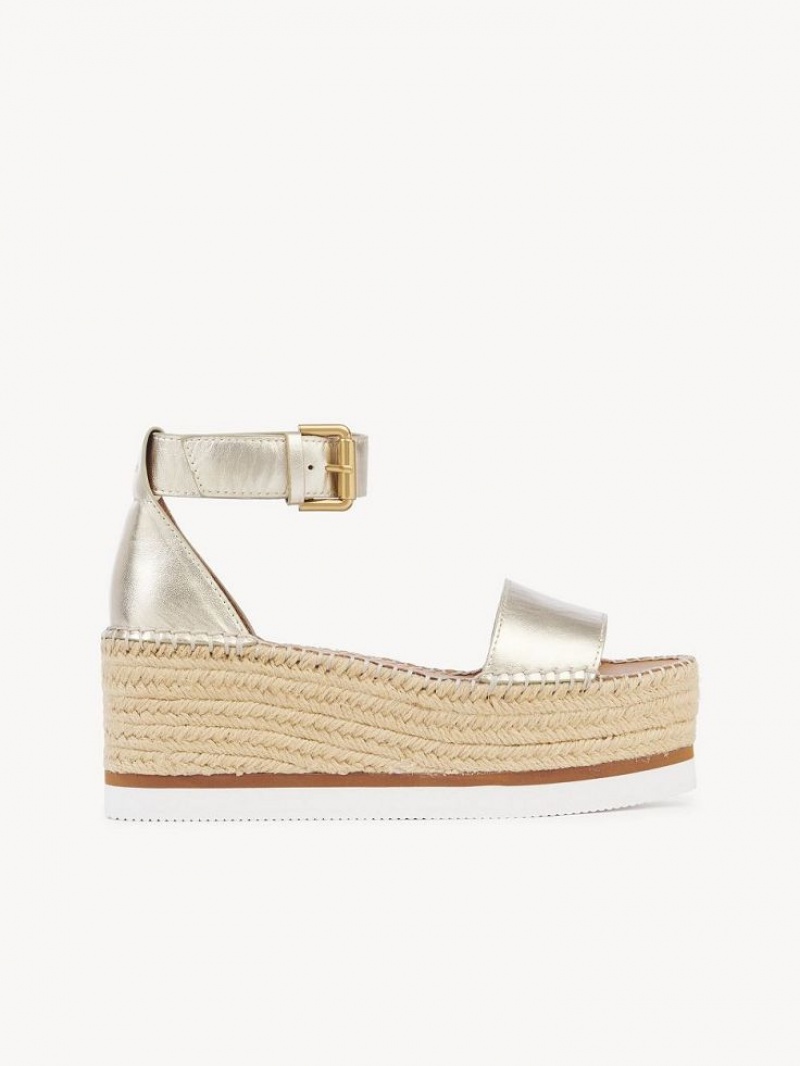 Chloe Glyn Platform Sandaler Sølv | CHE-SR14835