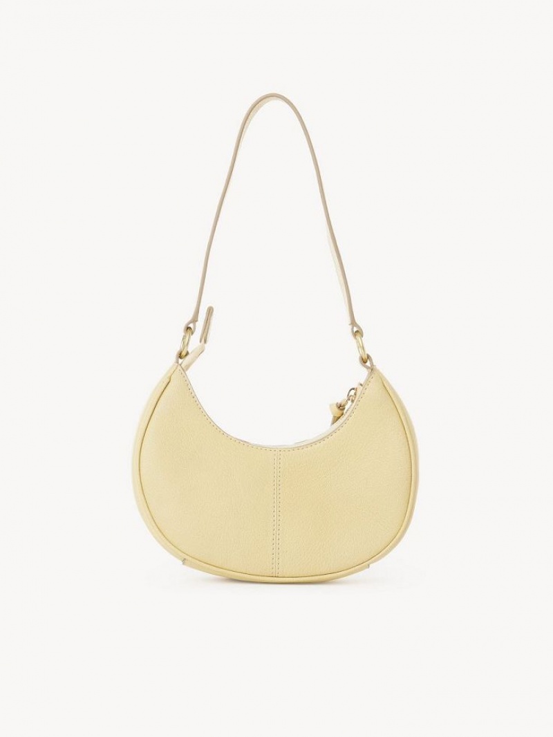 Chloe Hana Half Moon Mini Vesker Gul | CHE-SR14764