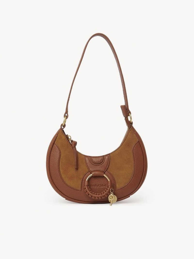 Chloe Hana Half Moon Skulderveske Brune | CHE-SR14659