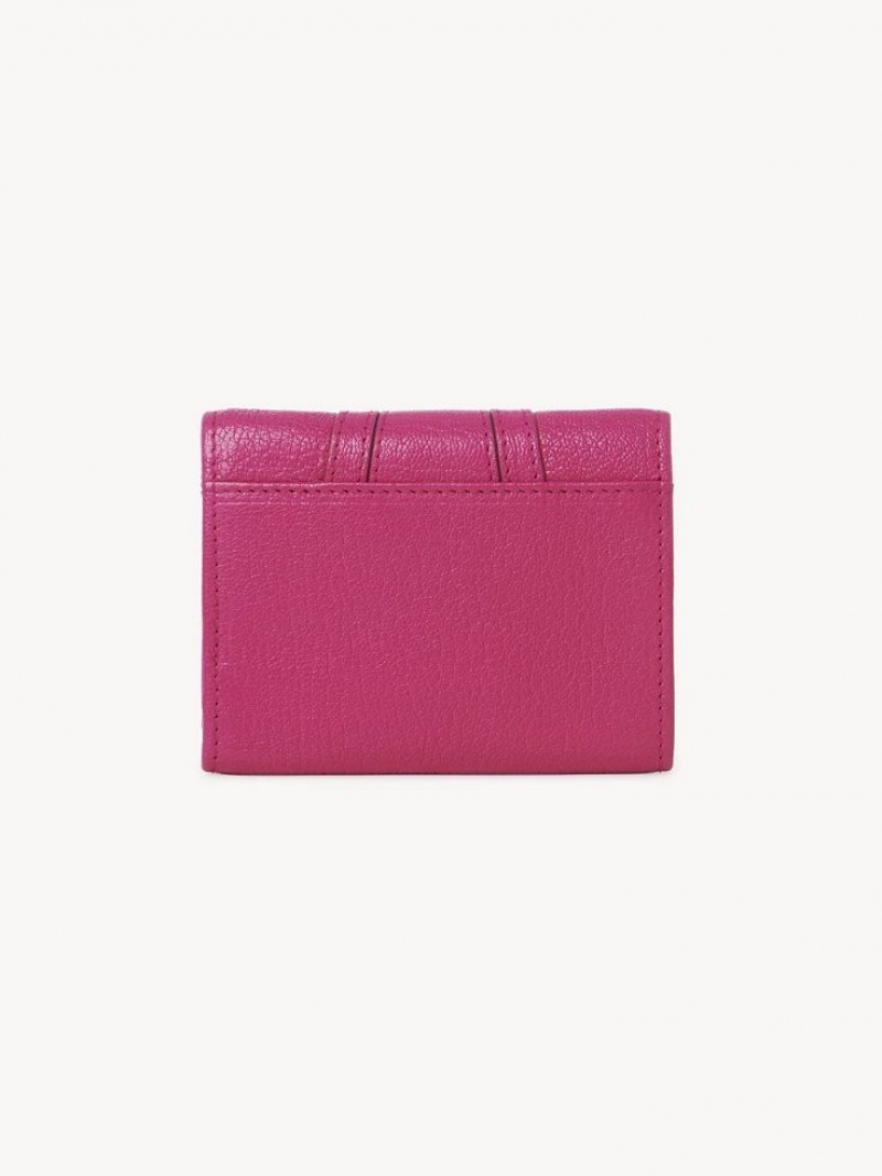 Chloe Hana Tri Fold Liten Lommebok Rosa | CHE-SR14895